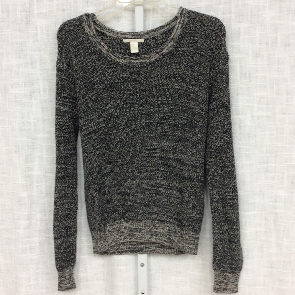 Forever 21 Medium Black and Cream Blend Sweater